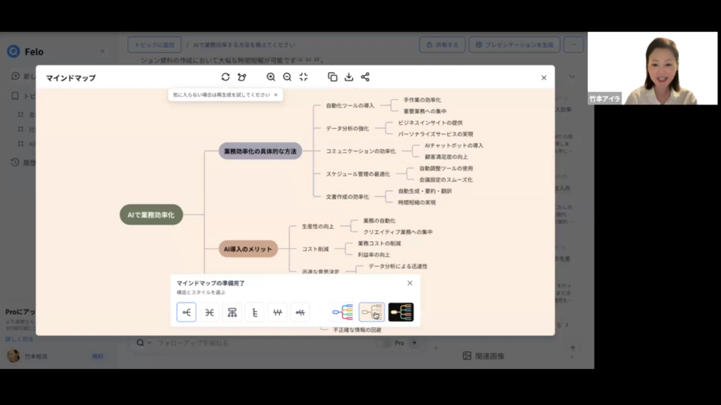 Feloマインドマップ作成